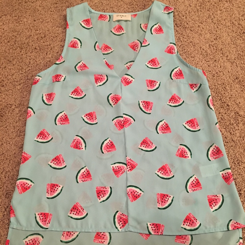 GUC: Everly Sleeveless Blouse. Size Small. 🍉
